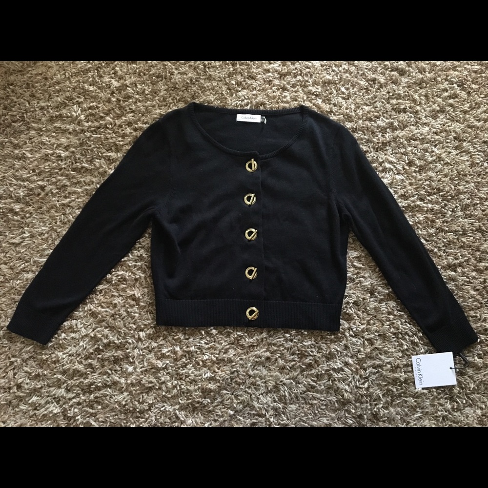 Calvin Klein Black Cardigan